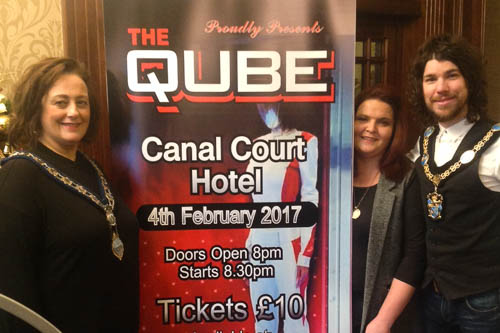 Lord Mayor of Armagh, Banbridge & Craigavon Cllr Gareth Keating, Chairperson of Newry, Mourne & Down Cllr Gillian Fitzpatrick  Joanne Sands Dundalk Bureau De Change 