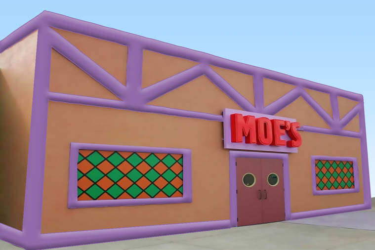 The inflatable Moes Tavern is coming to a place near you.