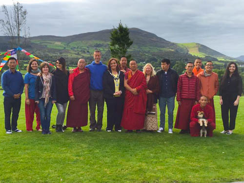 Checking out the Ring of Gullion scenery. 