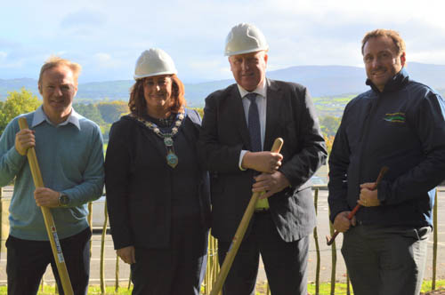 Pictured at the launch were from left: Chair of Ring of Gullion Landscape Partnership, Des Murphy; Newry, Mourne and Down District Council Chairperson, Councillor Gillian Fitzpatrick; Chair of Mourne Heritage Trust, Dessie Patterson and the Chief Executive of Mourne Heritage Trust, Martin Carey