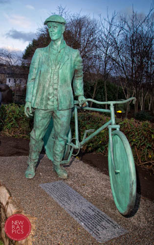 The Patrick Rankin sculpture at Dublin Bridge, Newry. Photograph: NewRayPics 