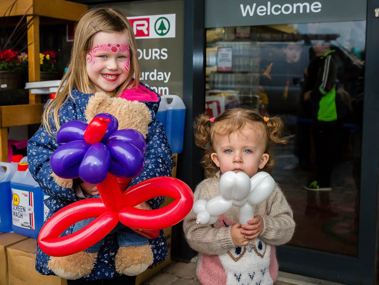 Lexi and Luna Cowan at the celebrations. Photograph: P.Hughes/ LiamMcArdle.com