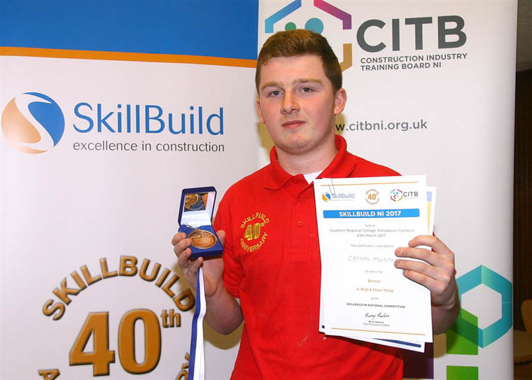 Wall and Floor Tiling 3rd Cathal Murphy – Newry (Greenbank Campus)