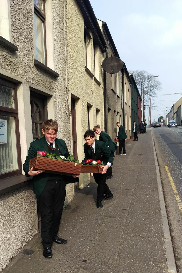 Pupils from St Joseph's who took part in the project