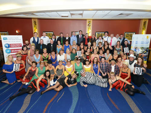 The Grand Final Group Photo with Compere Malachi Cush and Judges.