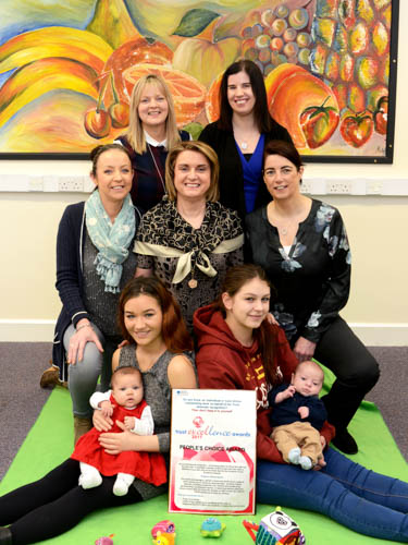 Staff and clients of the Southern Area Family Nurse Partnership Programme, join with the Trust Chair, Roberta Brownlee to launch this year’s Excellence Awards. Do you know someone who has made a difference – why not nominate for the People’s Choice award?