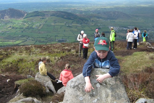 Rewarded with a terrific view from Slieve Gullion.