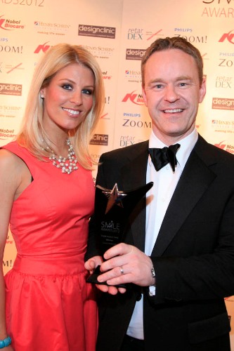 Conor receives his award
