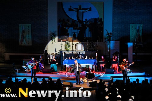 Tommy Fleming and his band in concert at Saint Brigid's Chapel in Newry. Picture: Columba O'Hare
