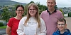 A family occasion for Fearne O'Neill who got her GCSE results at St Mary's High School. She is pictured with Mum Nichola and dad Hugh and brother Harry. Photograph: Columba O'Hare/ Newry.ie 