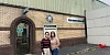 Aoife Finnegan MLA and Cllr Oonagh Magennis at Newtownhamilton Police Station.