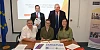 Outcomers LGBT+ Support Service with representatives from Louth County Council at the signing of the PEACEPLUS LGBTQIA+ Capacity Building and Community Empowerment Programme contract