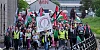 The Great March for Gaza arrives in Newry. Photograph: Columba O'Hare/ Newry.ie 
