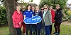 Arlene Johnston, Walking for All Officer NMDDC and Shirley Keenan, Crotlieve District Electoral Area Forum (centre) with some participants in the recent Walk for All event in Hilltown, which finished at Carcullion House for refreshments courtesy of Crotlieve DEA Forum.