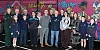 Newry, Mourne and Down District Council Chairperson, Cllr Philip Campbell is photographed at the Ballymore Centre in Downpatrick with representatives from a range of key organisations involved in delivering the BeeSafe initiative, including the PSNI, Translink, NIFRS, County Down Rural Community Network, RNLI, and the Council’s Health Improvement team as well as P7 pupils from the Cedar Integrated School in Crossgar.