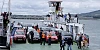 The ferry on its maiden voyage in 2017. Photograph: Columba O'Hare/ Newry.ie 