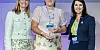 Kerry Haughian receives her award