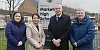 Colin Berry, second from right, Principal, Markethill High School pictured with from left: Cllr Bronagh Haughey, Armagh City, Banbridge and Craigavon Borough Council; Infrastructure Minister, Liz Kimmins and Cathal Boylan, MLA.
