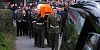 Sgt McEvoy's remains are carried by his colleagues from the Dublin Road. Photograph: Columba O'Hare/ Newry.ie 
