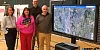 Pictured at the greenway early engagement event are from left: Siobhan McDermott, Julie Pirone and Declan Diamond, Jacobs and Michael O'Kane, DfI