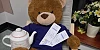 The Poyntzpass Community Preschool Mascot gets ready for the Afternoon Tea this Sunday.