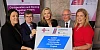 Launching the CAWT PEACEPLUS Community Alcohol Detox + Project are from left:  Danielle McLaughlin, Deputy Chief Officer, CAWT; Eamon Keenan, National Clinical Lead, HSE Addiction Services / Clinical Professor in Addiction Studies, TCD; Gina McIntyre, Chief Executive Officer, Special EU Programmes Body; Aidan Dawson, Chief Executive, Public Health Agency / CAWT Deputy Director General and Cathy Mc Closkey, Chief Officer, CAWT.