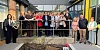 Southern Trust staff, families and visitors are pictured at the new Area of Remembrance which officially opened in Daisy Hill Hospital