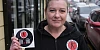 Kerrie Havern with her Strike Back Self Defence for Women stickers.