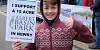 The Albert Basin Park Campaign in April 2017 held a rally outside Newry Town Hall. Photograph: Columba O'Hare/ www.newry.ie