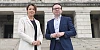 Infrastructure Minister Liz Kimmins and MP Dáire Hughes