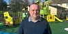 Cllr Aidan Mathers at Derrybeg Play Park.