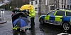 The scene of the incident at Canal Street, Newry. Photograph: Columba O'Hare/ Newry.ie 