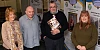 Pictured at the Archbishop Carroll Exhibition in Newry Library are from left: Clair Toal, NMA; James McArevey, NMA; Chris Cassidy, Newry Library and Cllr Helena Young, NMA. Photograph: Columba O'Hare/ Newry.ie 