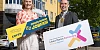 Newry, Mourne and Down District Council Chairperson Councillor Philip Campbell with Lydia McAleenan from the Department for Communities Employer Services Branch launching the forthcoming Newry, Mourne and Down Job Fair being held at the Canal Court Hotel in Newry on 3 June.