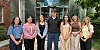 Newry, Mourne and Down District Council placement students whose invaluable contribution to the organisation was recognised at a special event at the Downshire Civic Centre in Downpatrick on 3 August. Included are (from left) Grace Surginor (Digital and Communications), Caoimhe Sharkey (IT), Seanna McGowan (Sustainability), Jack Deery (Environmental Health), Ella Smyth (Human Resources), Katie Watt (Marketing-Indoor Leisure) and Katie Gribben (Events).