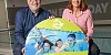 Assistant Director of Healthy Living, Conor Haughey and Head of Indoor Leisure, Kerri McConnell launch the new NMD Be Active Family Membership campaign.