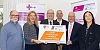 Launching the CAWT PEACEPLUS ‘Healthier Futures’ Project are from left: Gerard Rocks, Assistant Director for Promoting Well-being, Southern Health & Social Care Trust; Cathy Mc Closkey, Chief Officer, CAWT; Paul Sheridan, Director of Corporate Services, Special EU Programmes Body; Prof Donal O’Shea, Consultant Endocrinologist & National Clinical Lead for Obesity, HSE; Aidan Dawson, Chief Executive, Public Health Agency / CAWT Deputy Director General and Carmel McPeake, Finance Manager, CAWT