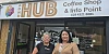 ADHD cafe founder Janet Cunningham and Cllr Jill Truesdale.