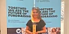 Hannah Babe receiving her Fundraising Volunteer of the Year award at the Institute of Fundraising Awards.