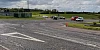 Uneven road surface and a complete lack of road markings at Fords Cross.