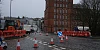Road works at New Street in Newry earlier this year. Photograph: Columba O'Hare/ Newry.ie 