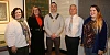 At the opening of the new Newry and Mourne Museum exhibition ‘Categorically Celtic’ with Newry, Mourne and Down District Council Chairperson, Councillor Philip Campbell (centre) are (from left) Joanne Cummins Art Collection Officer, Curator Shán Anena, Education Officer Declan Carroll and Daria Ni Fhaoláin (Newry, Mourne and Down District Council Irish Language Unit).
