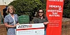 Brea Friel, left, presents a cheque to Hazel Stirling, Alzheimer’s Research UK - NI