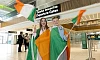 Naomi Gribben (13) from Mayobridge and Caleb Kirwan (14) from Leopardstown on their way to the Junior Eurovision final.
