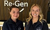 Anna McAteer with her mentor Sarah Keown