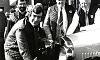 Pat Jennings, former international goalkeeper, at a Rally organized by the Newry and District Old Vehicle Club.  The occasion was to mark the opening of Barney’s BP Oil Filling Station at Killeen.  Proprietor of the new station was Mr. Noel McKevitt. Newry and Mourne Museum Collection.