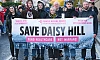 People Before Profit members at the Save Daisy Hill rally.