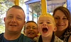 Philip Hayes pictured with his wife Joanne, and their sons, Jack and Ben.