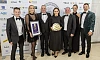 Helen Meehan (centre) manager of Fiveways Newry is pictured with (from left) Dominic O’Hare, Olivia Meehan, Declan Byrne, Noel Loughran, Yvonne Carr and Matt Mclean, Symbols Manager at category sponsor, BAT UK
