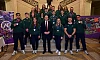 Communities Minister Gordon Lyons pictured with some of the Commonwealth Games Team NI athletes at a homecoming reception in Parliament Buildings.